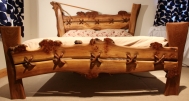 'Needle and thread' Burr Elm Bed